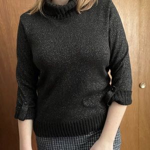 Black Sweater with Sparkles